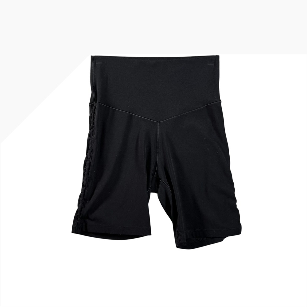 OFFLINE by‎ Aerie Black High Waisted Bike Shorts with Braided Detail Size M